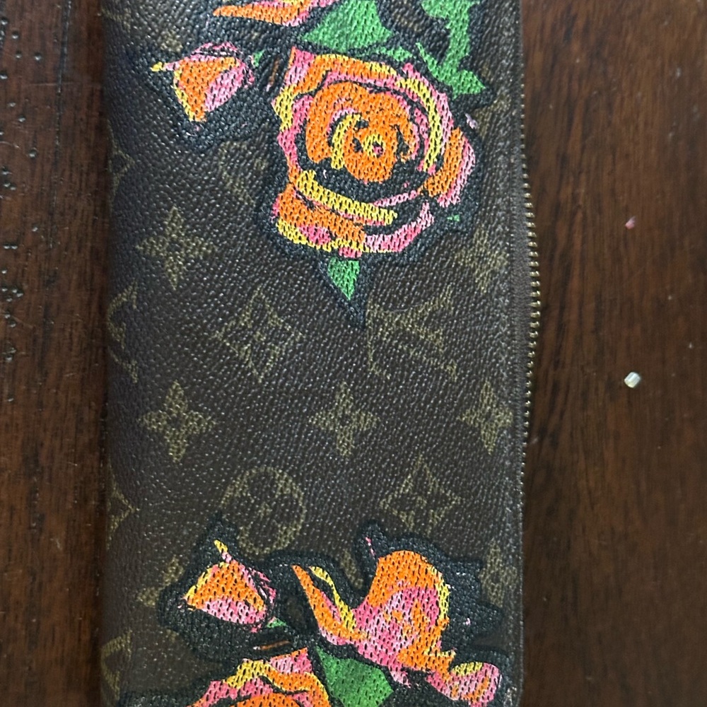 Brown Floral Women's wallet